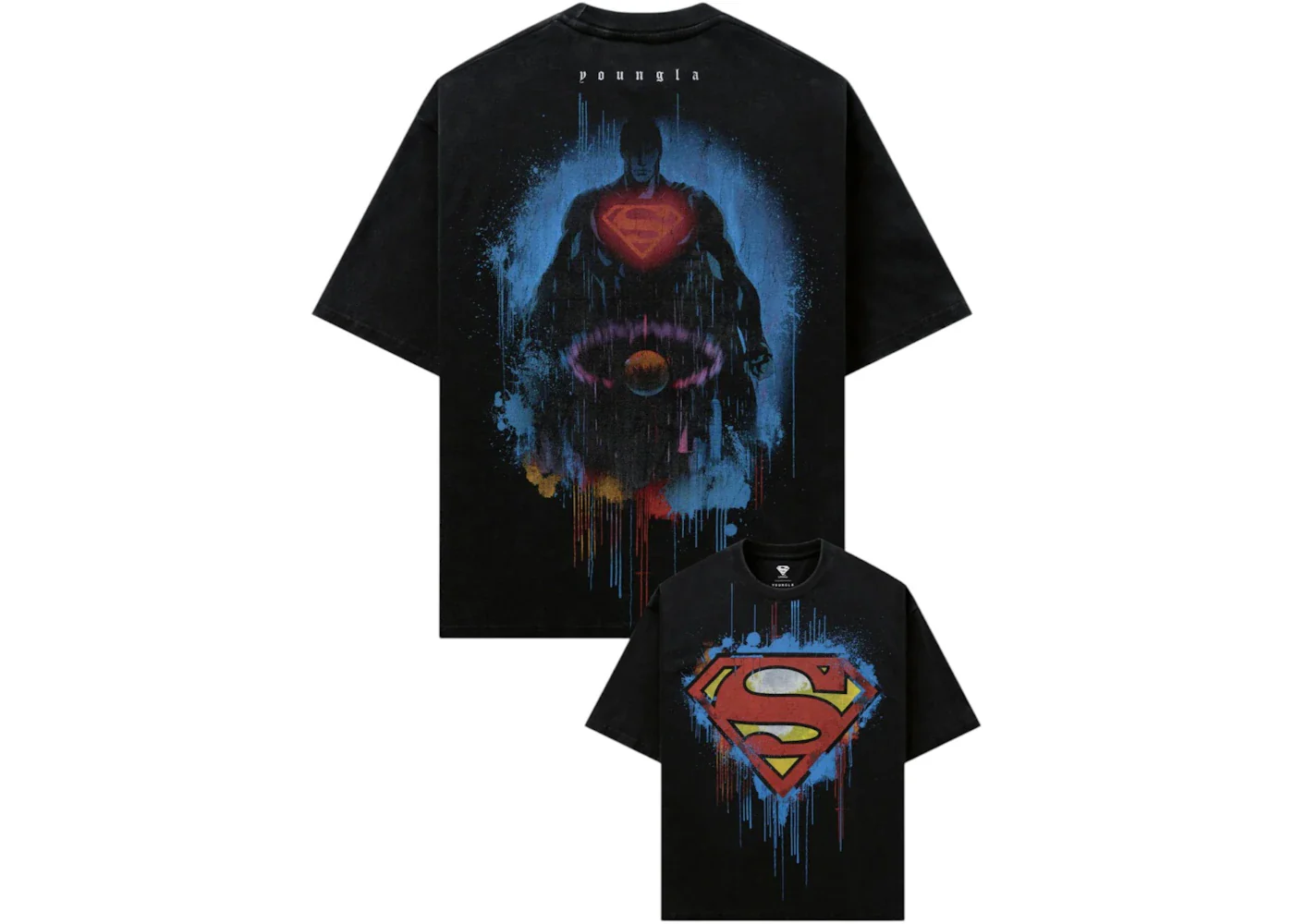 YoungLA x Superman Graphic Tee The Painting