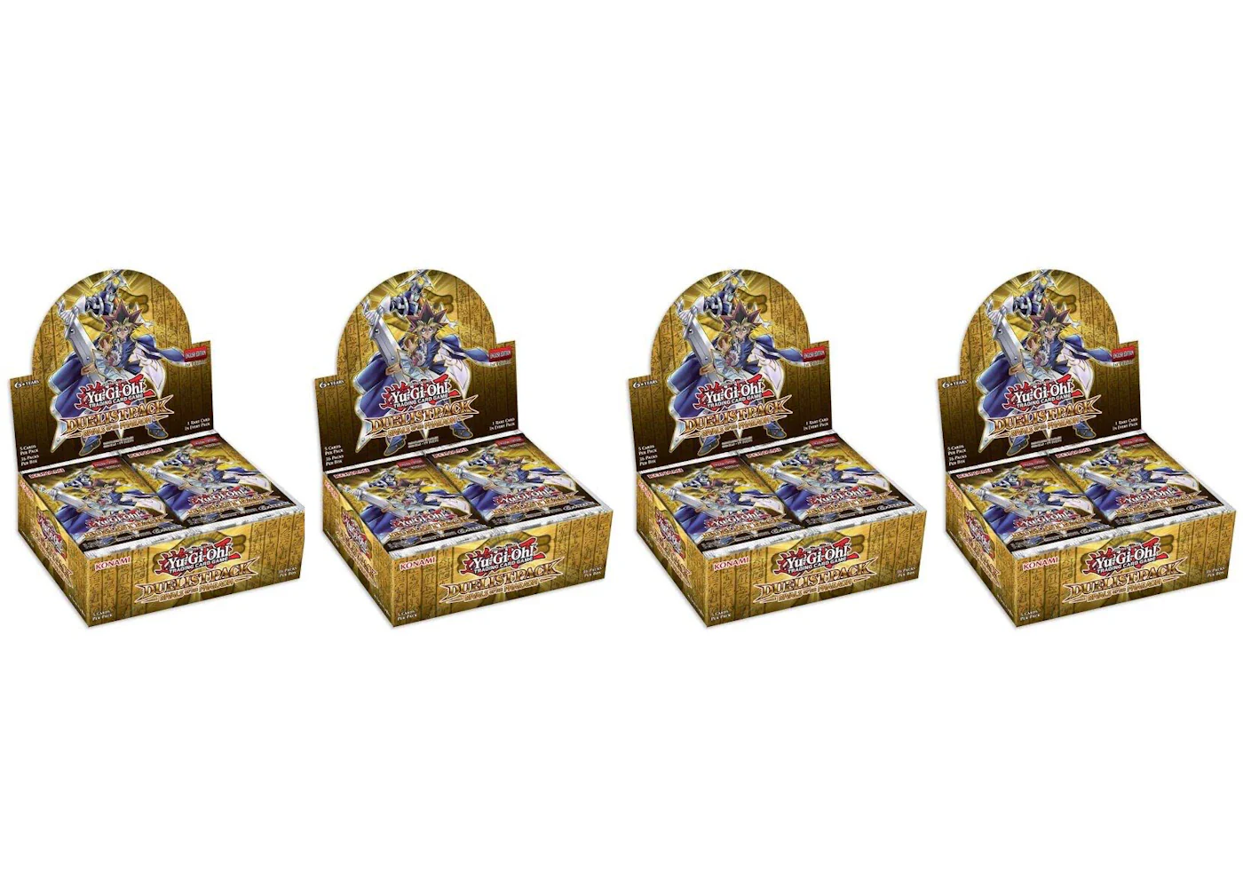 Yu-Gi-Oh Duelist Pack Rivals of the Pharaoh (DPRP) Booster Box 4x Lot