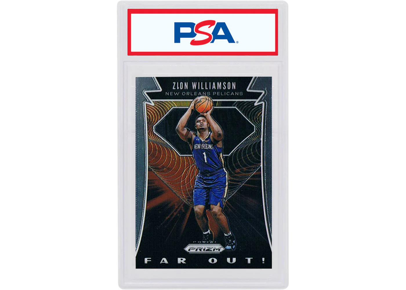 Zion Williamason 2019 Panini Prizm Rookie Far Out #24 (PSA or BGS Graded)